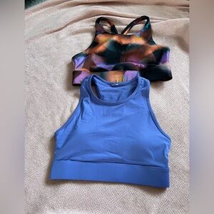 Fabletics Multicolor and Blue Sports Bras